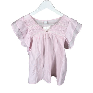 Unisex Lindex - Lühikeste käistega pluus, suurus 164 - 170 - Heleroosa (1)