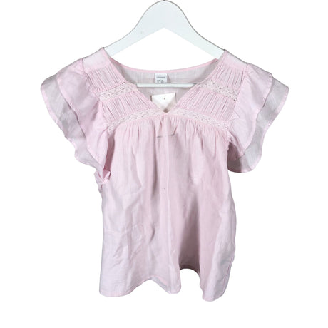 Unisex Lindex - Lühikeste käistega pluus, suurus 164 - 170 - Heleroosa ()