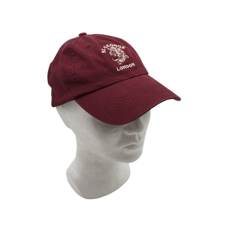 Unisex St.George - Nokamüts, suurus 52 - 54 cm - Veinipunane ()