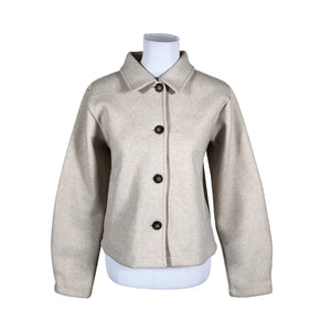 Unisex LMTD - Villane mantel, suurus 38 - Beige (1)