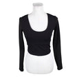 Unisex Oysho - Trikotaažist pluus, suurus 38 - Must ()