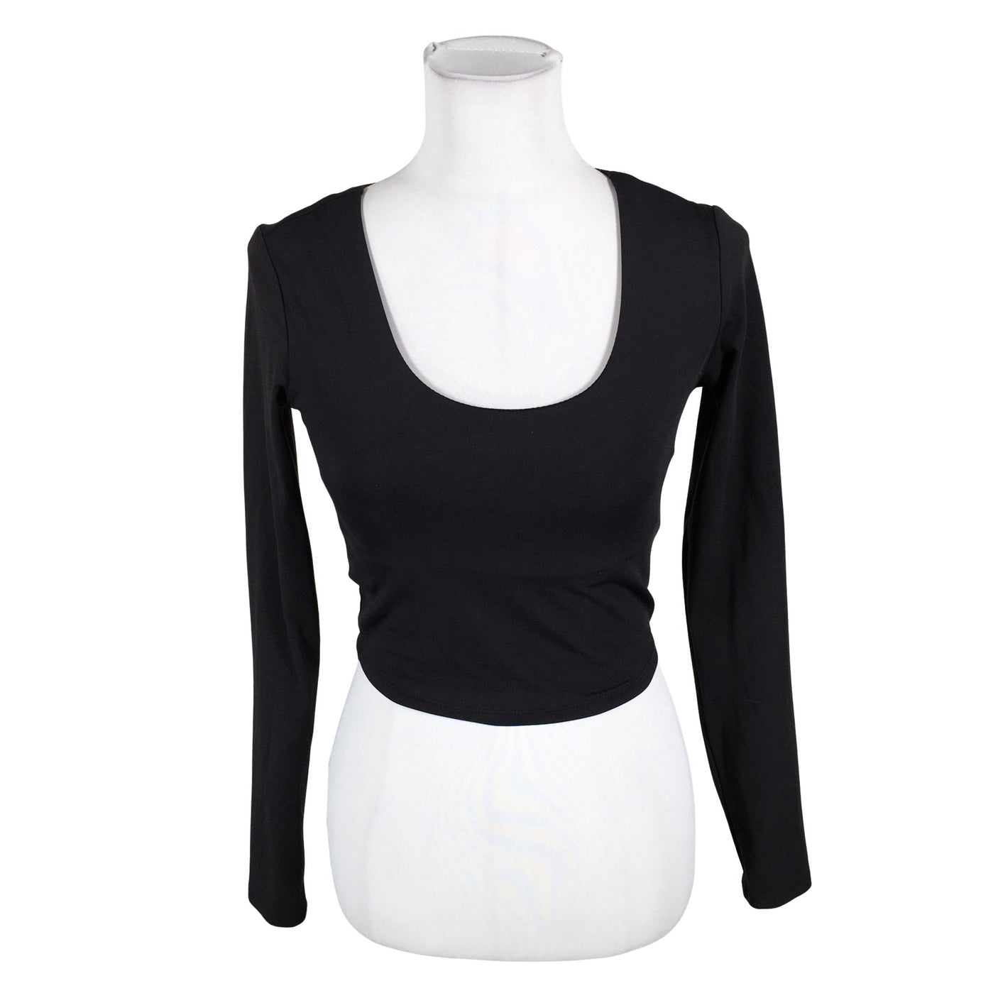 Unisex Oysho - Trikotaažist pluus, suurus 38 - Must (1)