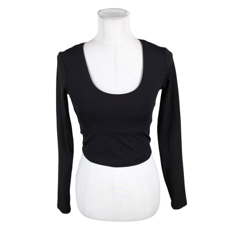 Unisex Oysho - Trikotaažist pluus, suurus 38 - Must ()