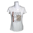 Unisex Comma - T-särk, suurus 36 - Valge ()
