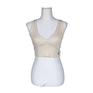 Unisex Calvin Klein Jeans - Trikotaažist topp, suurus 36 - Beige (1)