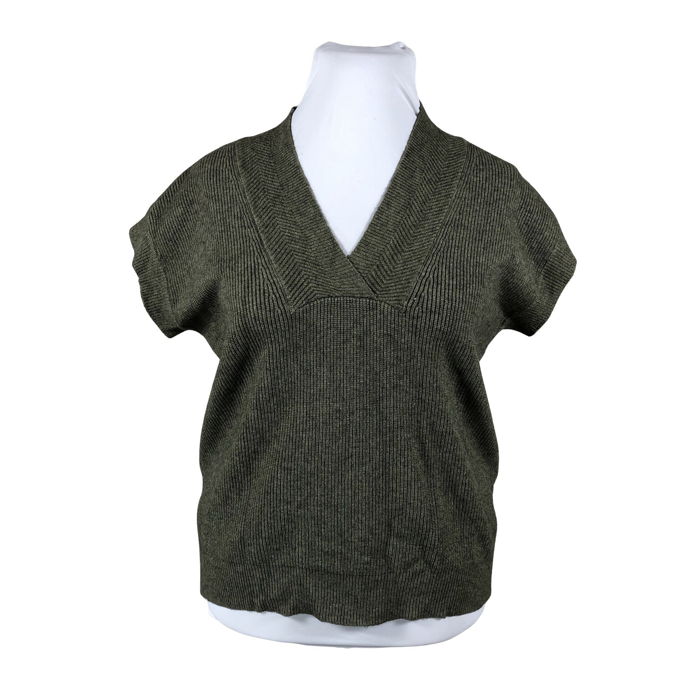 Unisex Sunny Studio - Kootud vest, suurus 42 - Roheline (1)