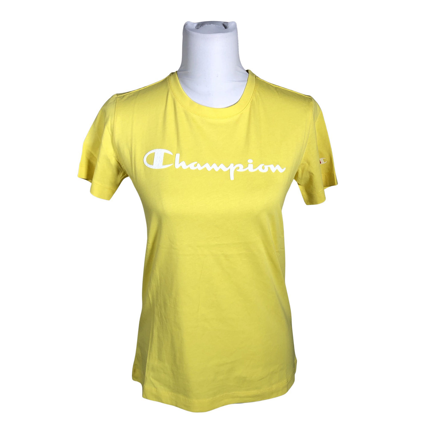 Unisex Champion - T-särk, suurus 38 - Kollane (1)