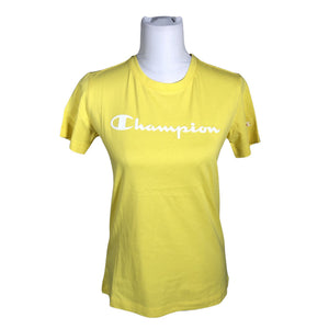 Unisex Champion - T-särk, suurus 38 - Kollane (1)
