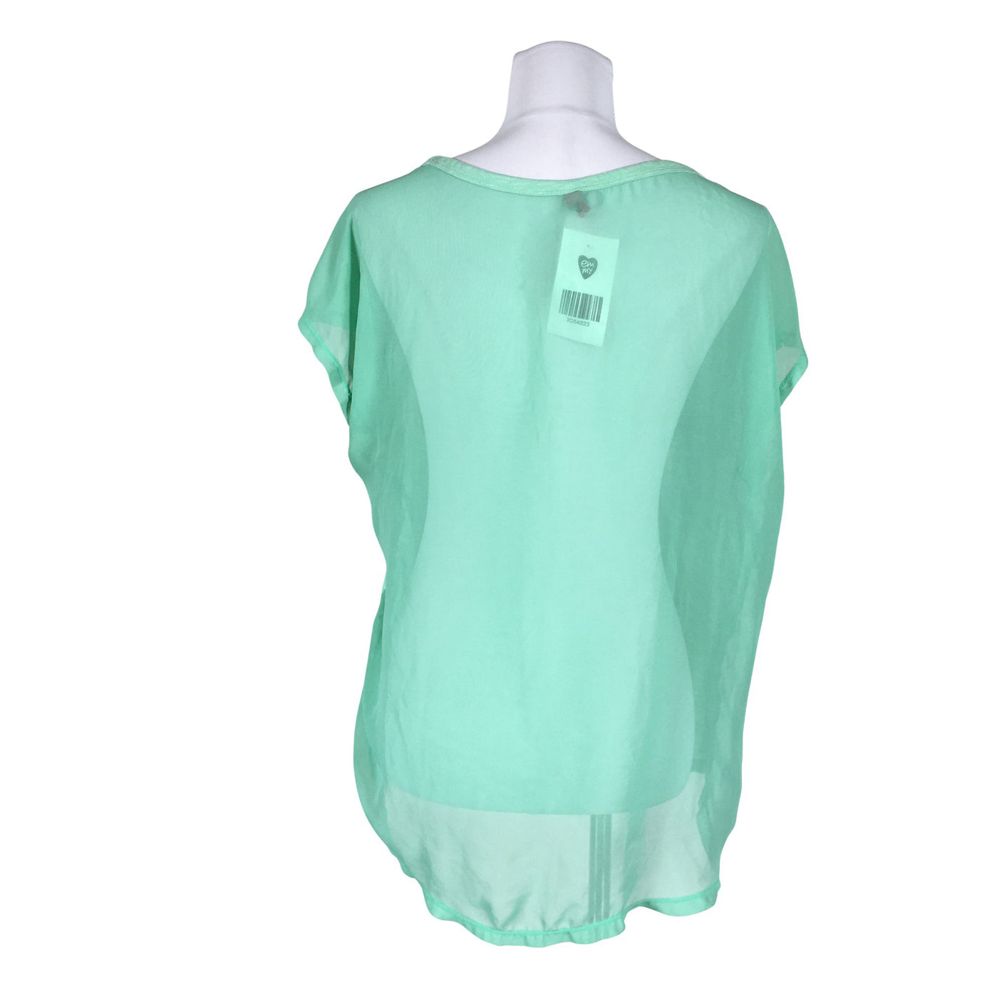 Unisex s.Oliver - Lühikeste käistega pluus, suurus 40 - Roheline (2)