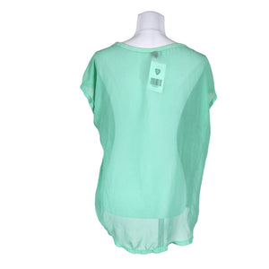 Unisex s.Oliver - Lühikeste käistega pluus, suurus 40 - Roheline (2)