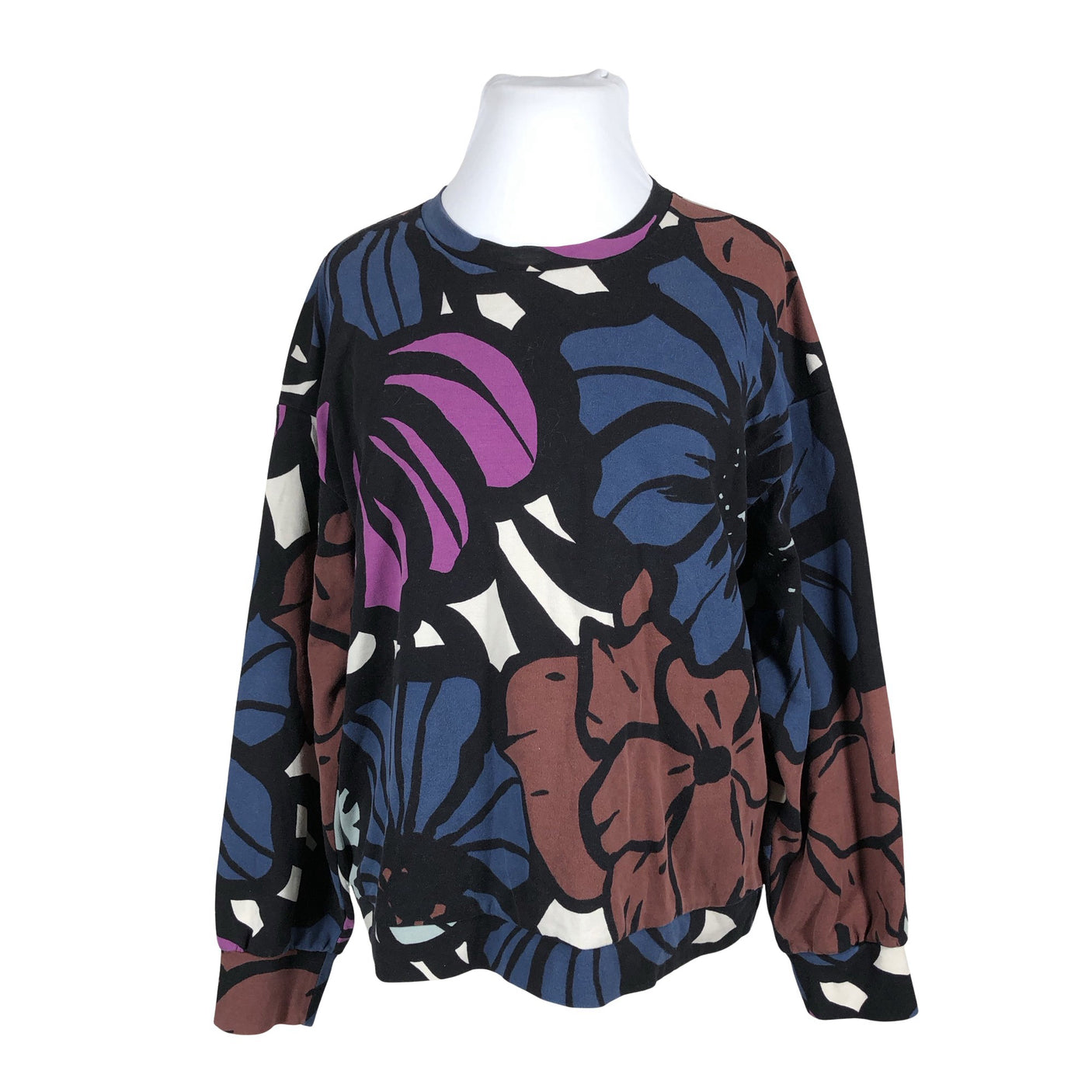 Unisex Nanso - Trikotaažist pluus, suurus 42 - Must (1)
