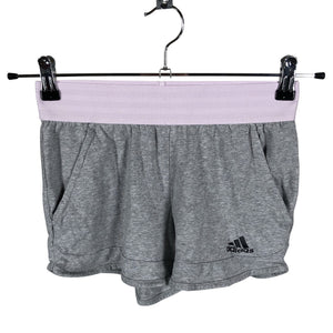 Unisex Adidas - Trikotaažist lühikesed püksid, suurus 158 - 164 - Hall (1)