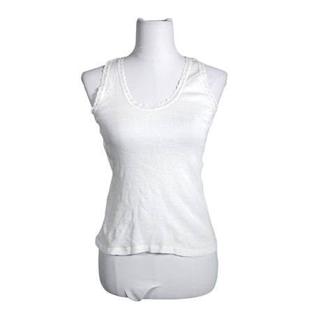 Unisex Tam Silk - Trikotaažist topp, suurus 38 - Valge ()