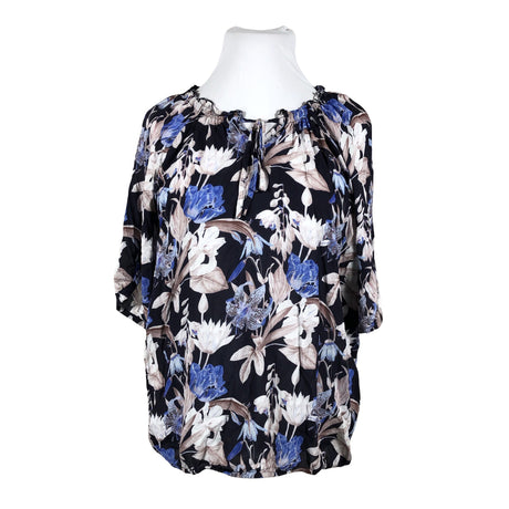 Unisex S.T.I - Lühikeste käistega pluus, suurus 42 - Sinine ()