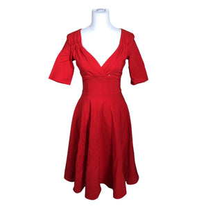 Unisex Collectif - Mitteveniv kleit, suurus 38 - Punane (1)