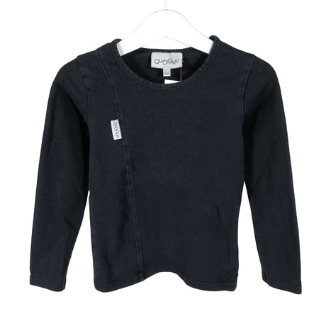 Unisex Gugguu - Trikotaažist pluus, suurus 98 - 104 - Must ()