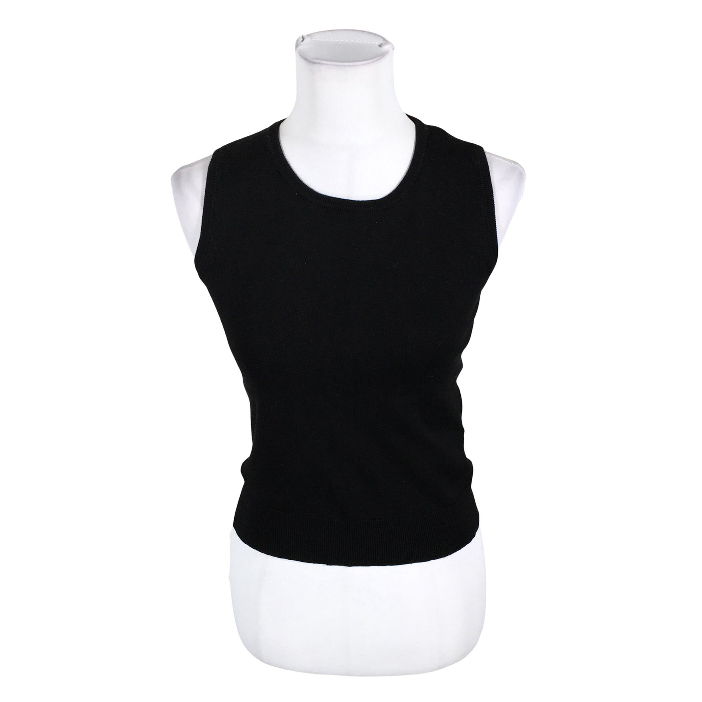 Unisex August Silk - Kootud vest, suurus 36 - Must (1)