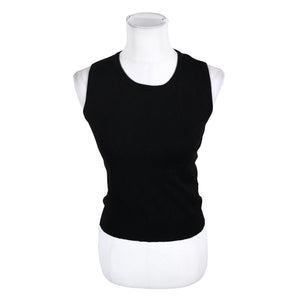 Unisex August Silk - Kootud vest, suurus 36 - Must (1)