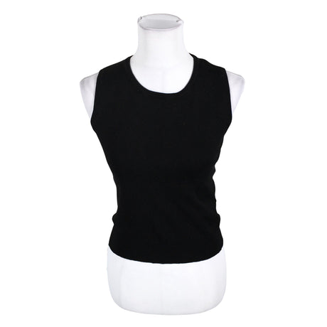 Unisex August Silk - Kootud vest, suurus 36 - Must ()