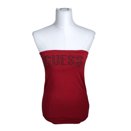 Unisex Guess - Trikotaažist topp, suurus 34 - Punane ()