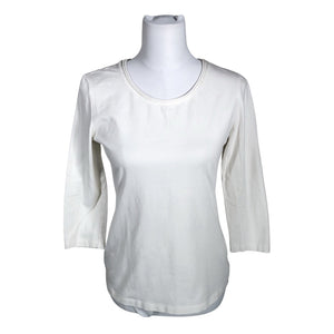 Unisex Ril's - Trikotaažist pluus, suurus 38 - Valge (1)
