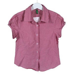 Unisex Benetton - Triiksärk, suurus 116 - 122 - Roosa (1)