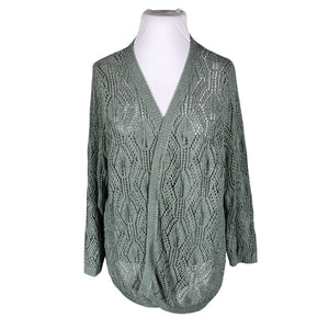 Unisex Zizzi - Kardigan, suurus 46 - Roheline (1)