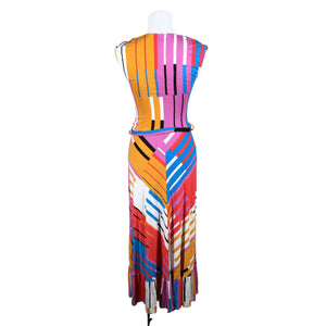 Unisex Nanso - Trikotaažist kleit, suurus 34 - Roosa (2)