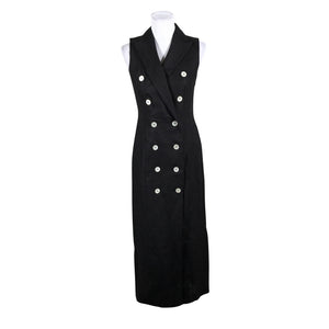 Unisex Andiata - Mitteveniv kleit, suurus 36 - Must (2)