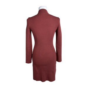 Unisex Sézane - Kootud kleit, suurus 38 - Punane (2)