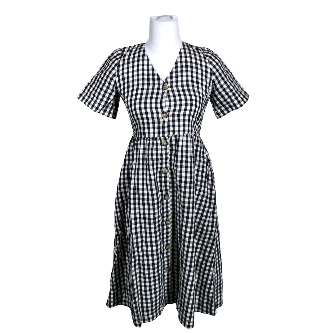 Unisex R-collection - Mitteveniv kleit, suurus 34 - Must (1)