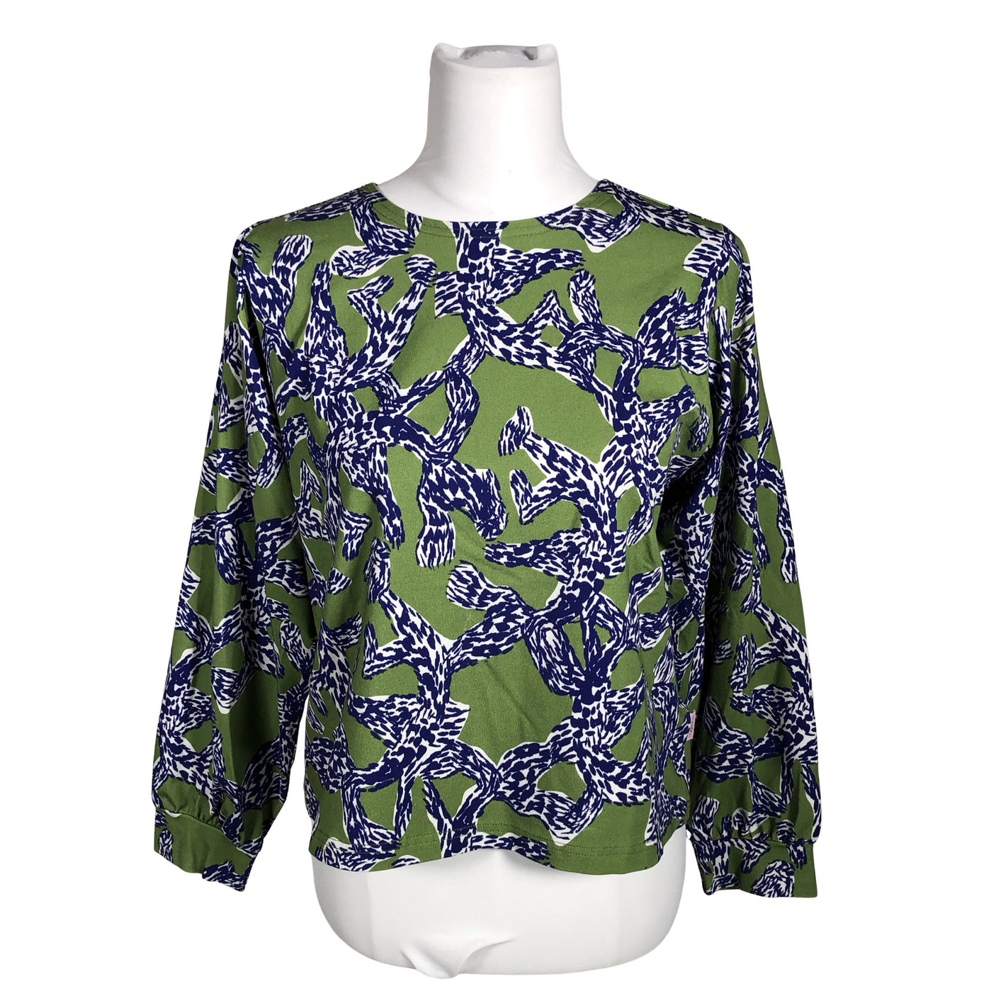 Unisex Aarrelabel - Trikotaažist pluus, suurus 36 - Roheline (1)
