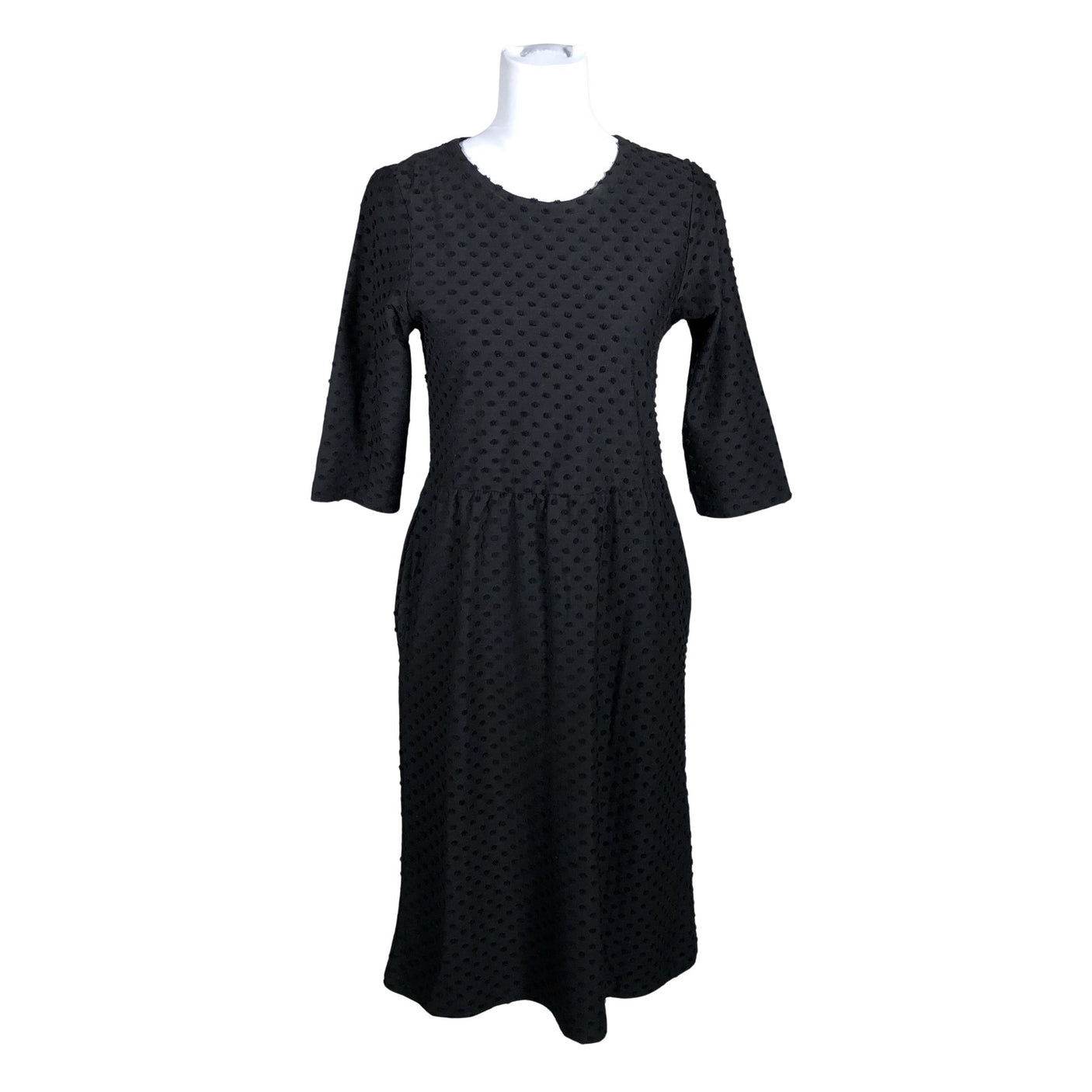 Unisex Aarrelabel - Trikotaažist kleit, suurus 36 - Must (1)