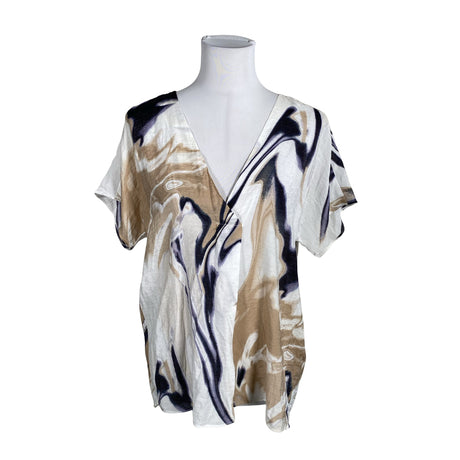 Unisex InWear - Lühikeste käistega pluus, suurus 40 - Valge ()