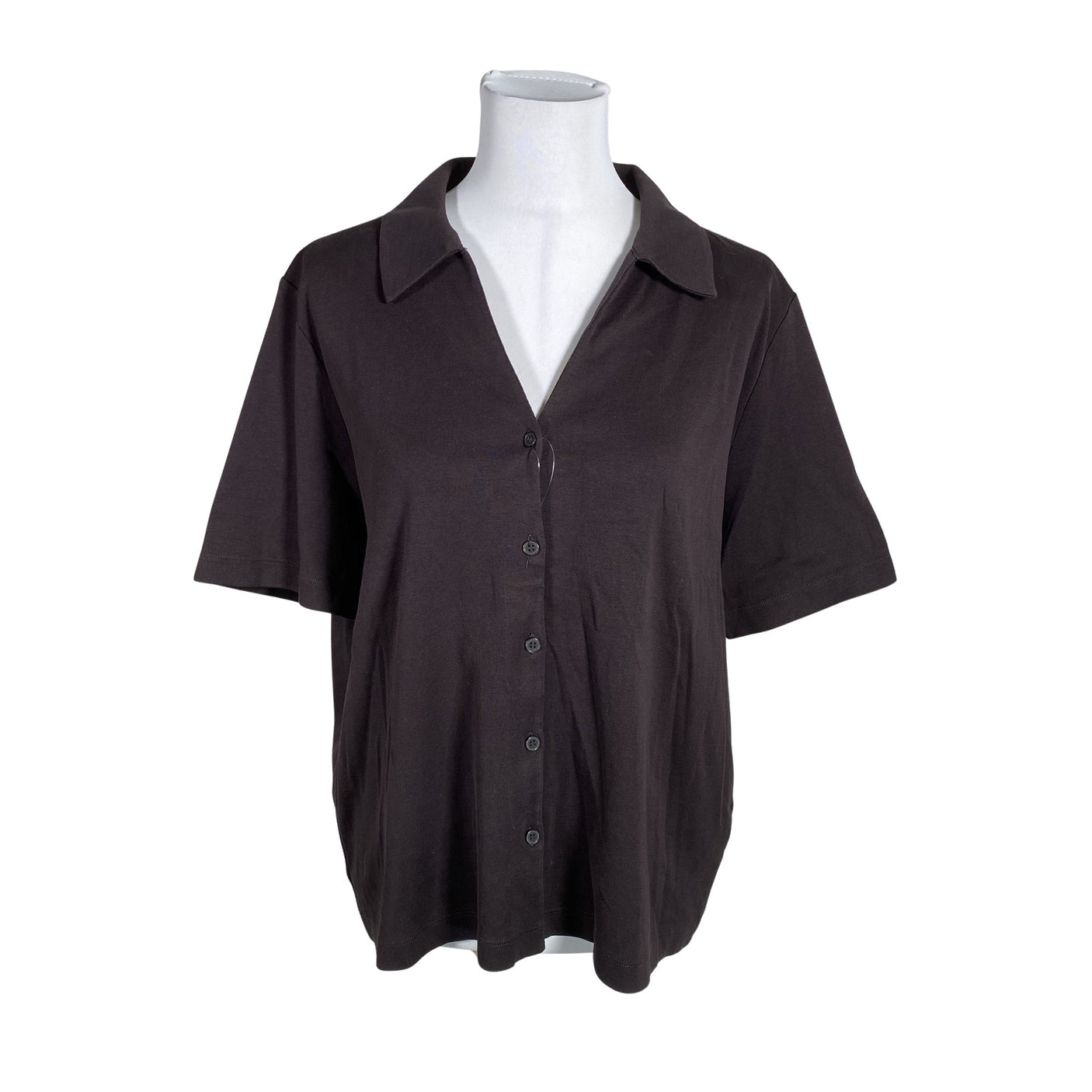 Unisex COS - Lühikeste käistega pluus, suurus 40 - Pruun (1)
