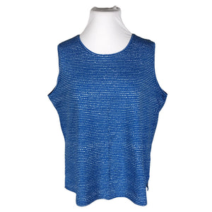 Unisex Nanso - Trikotaažist topp, suurus 46 - Sinine (1)