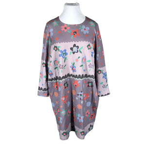 Unisex Virkkukoukkunen - Trikotaažist tuunika, suurus 44 - Lilla (1)