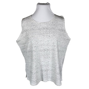 Unisex Nanso - Trikotaažist topp, suurus 46 - Valge (1)