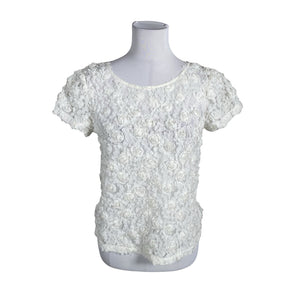 Unisex Ida Sjöstedt - Lühikeste käistega pluus, suurus 36 - Valge (1)