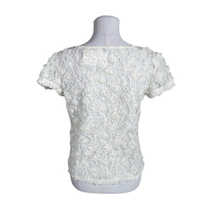 Unisex Ida Sjöstedt - Lühikeste käistega pluus, suurus 36 - Valge (2)