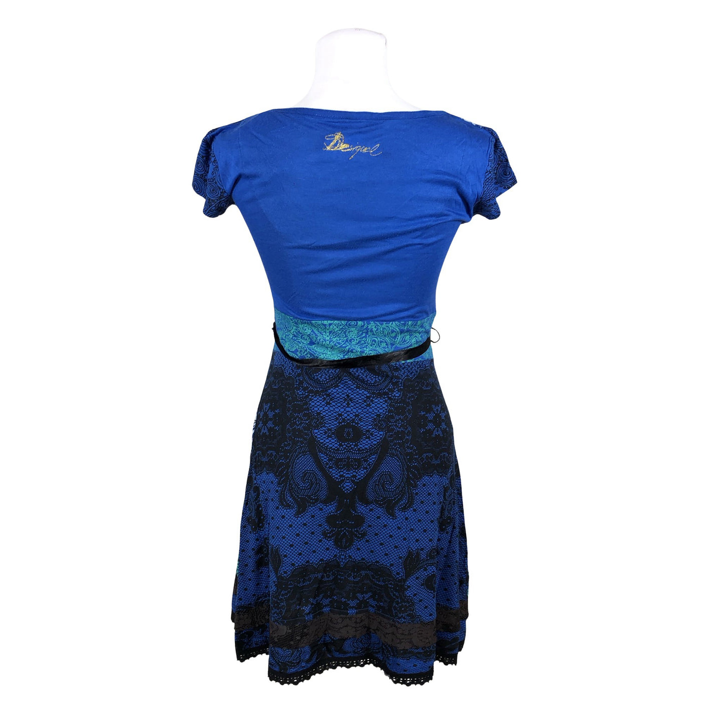 Unisex Desigual - Trikotaažist kleit, suurus 38 - Sinine (2)