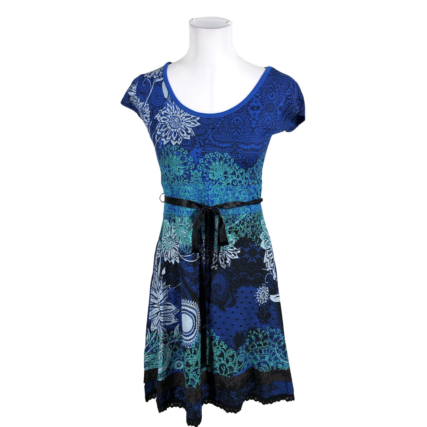 Unisex Desigual - Trikotaažist kleit, suurus 38 - Sinine (1)
