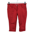 Unisex Tom Tailor - Teksast poolpikad püksid, suurus 40 - Punane ()
