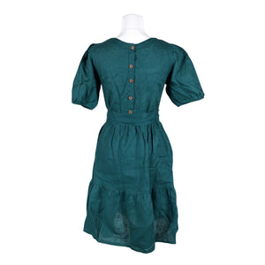 Unisex Linengirls - Mitteveniv kleit, suurus 38 - Roheline (3)