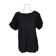Unisex Nanso - Lühikeste käistega pluus, suurus 36 - Must ()