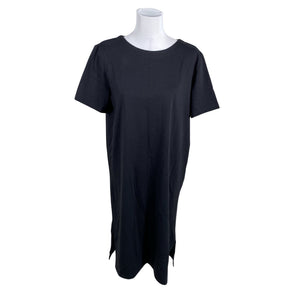 Unisex Puuvillatehdas - Trikotaažist kleit, suurus 40 - Must (1)