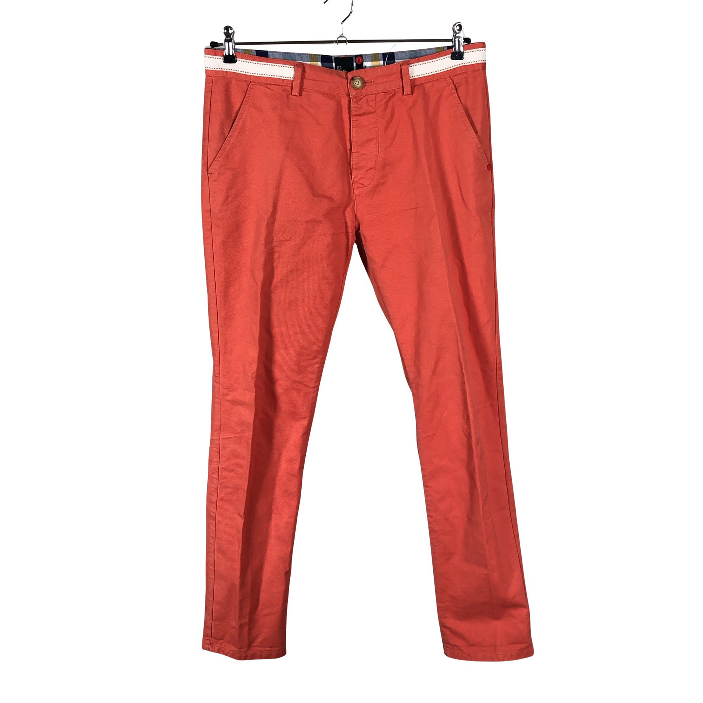Unisex Red Collar Project - Chino-püksid, suurus W31 - Oranž (1)
