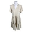Unisex Part two - Trikotaažist kleit, suurus 38 - Beige ()