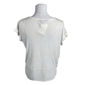 Unisex Esprit - Lühikeste käistega pluus, suurus 34 - Valge (2)