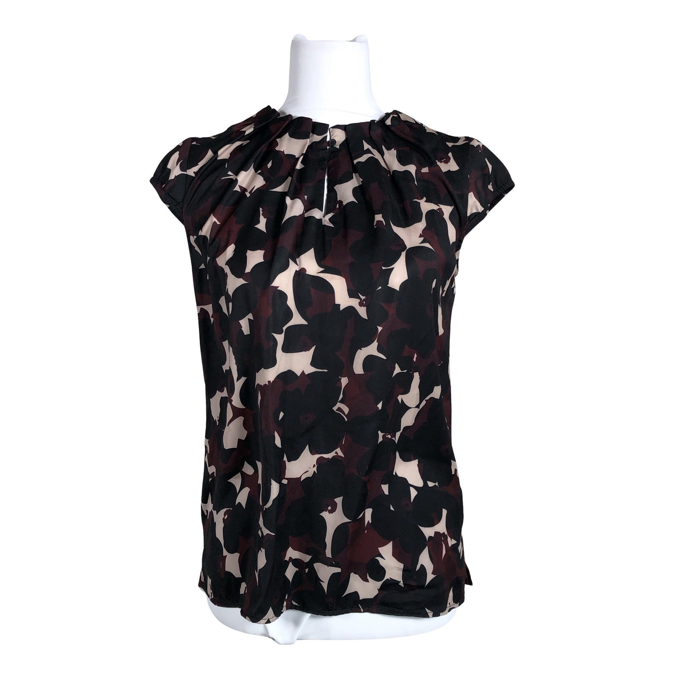 Unisex Betty & Co - Lühikeste käistega pluus, suurus 36 - Must (1)